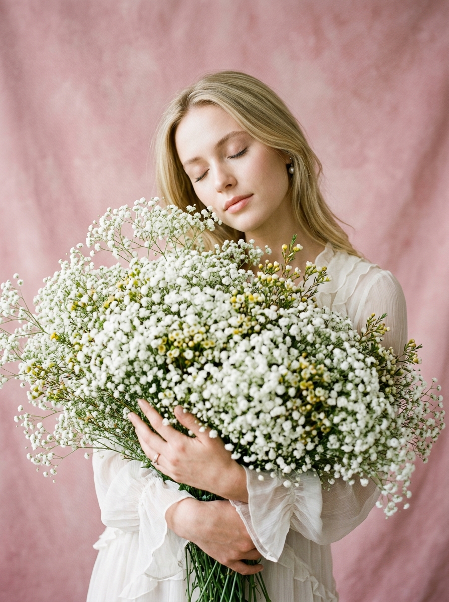 Baby Breath Floral Cloud Editorial